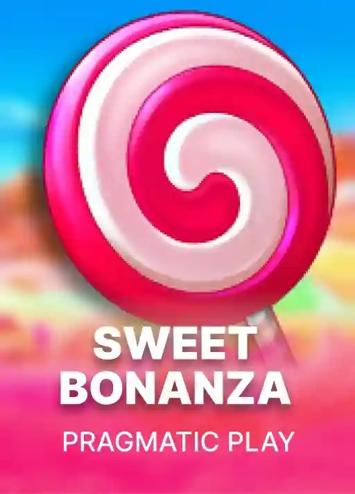Sweet Bonanza slot poster at Lucky Hills Casino